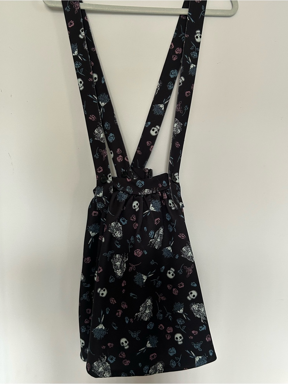 Hot Topic Corpse bride overall skirt